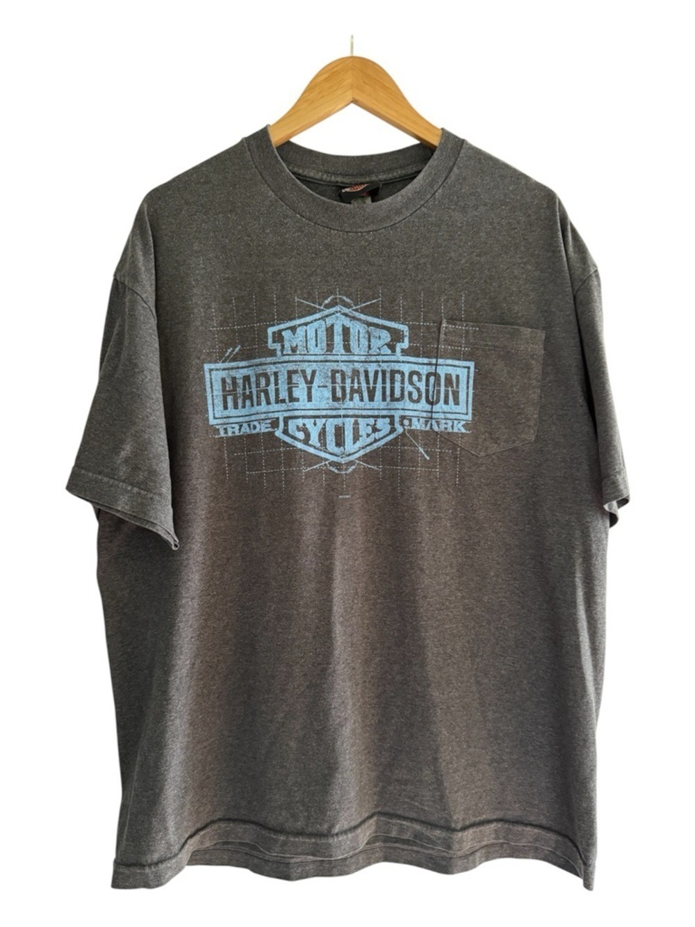 Harley Davidson Graphic Tee Texas Bedford Pocket T Shirt XL